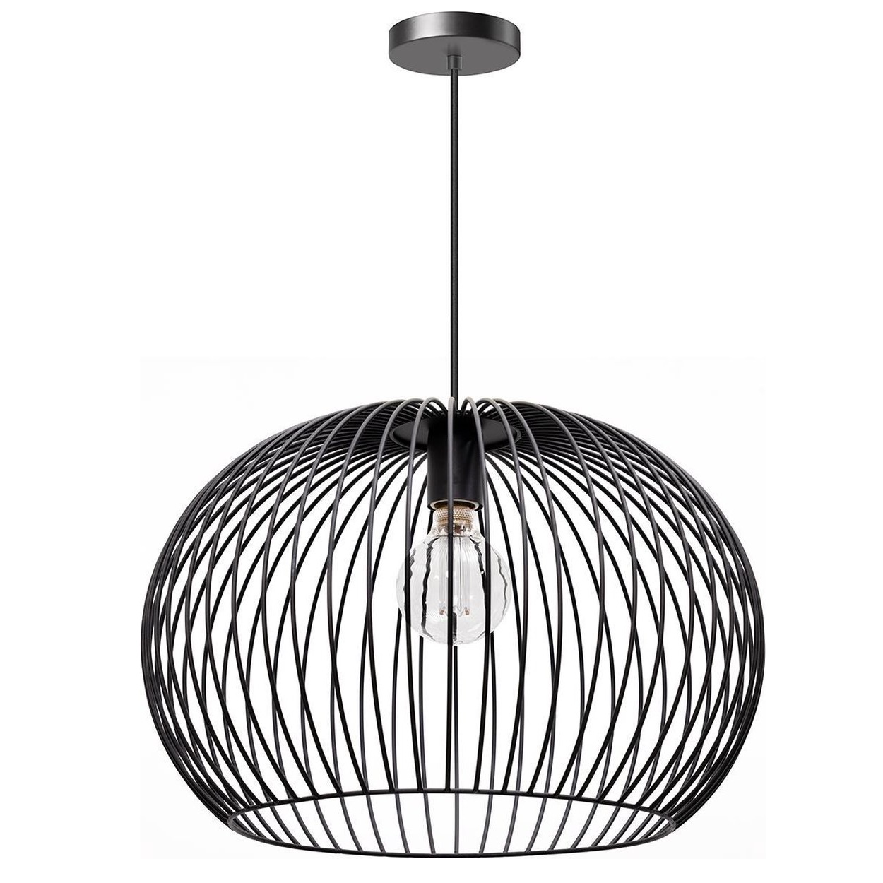 Hanglamp zwart Wire newline 50cm